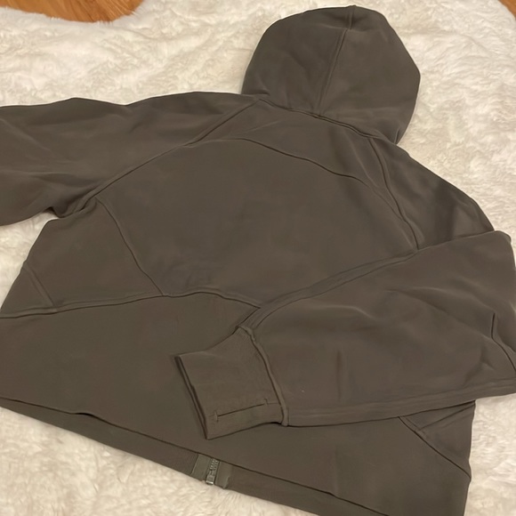 NWT Lululemon Scuba Oversized Full Zip Hoodie XS/S Carob Brown COBN - Picture 9 of 15